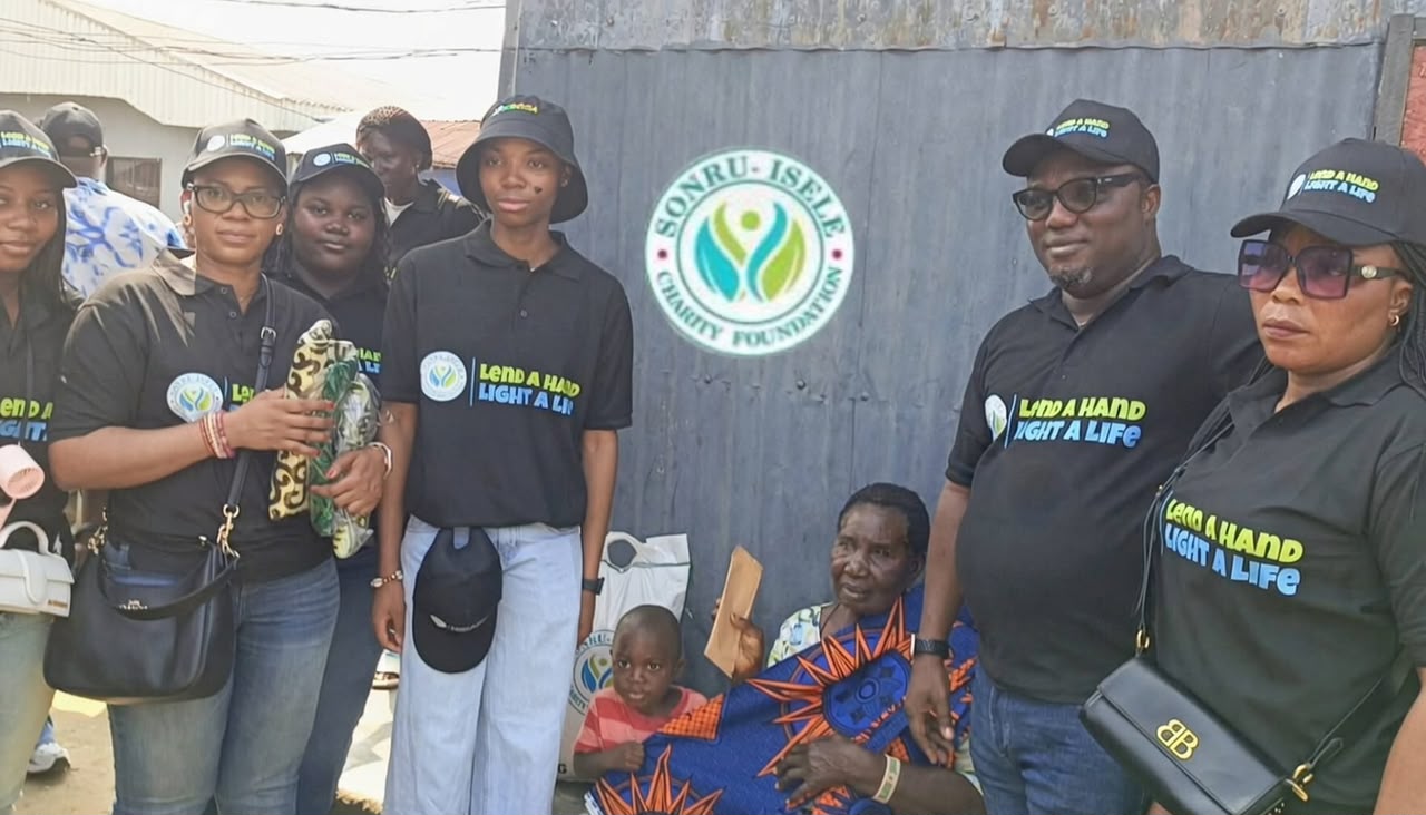 Community members working together on a project